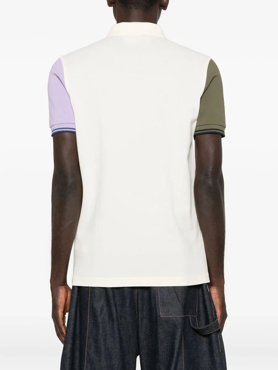 x Fred Perry colour-block short-sleeve polo shirt 8
