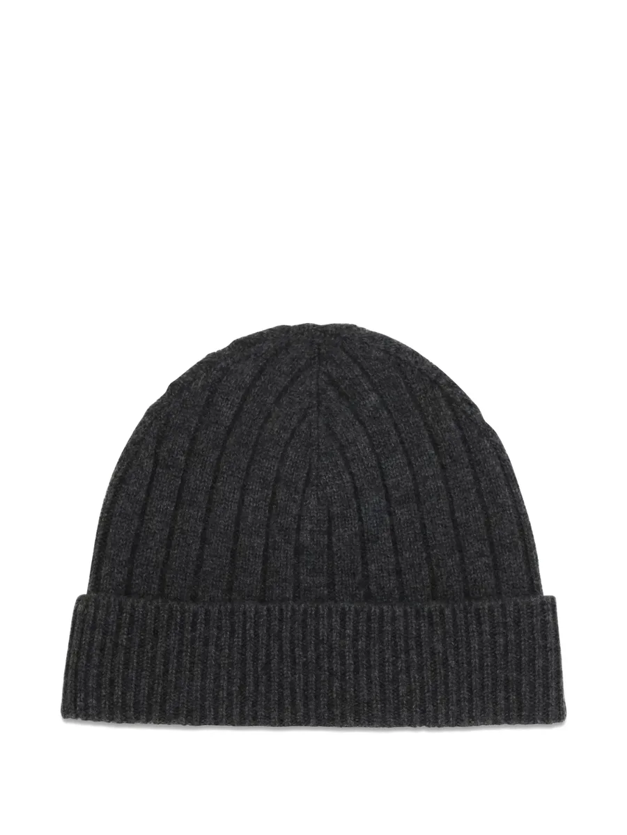 ribbed-knit logo-intarsia hat 4