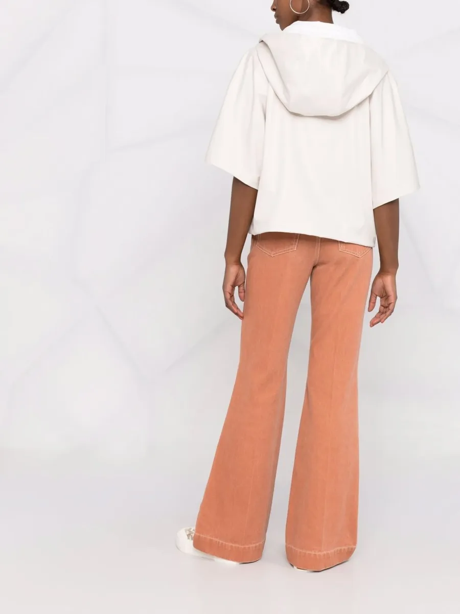 легкая куртка с короткими рукавами и капюшоном 11