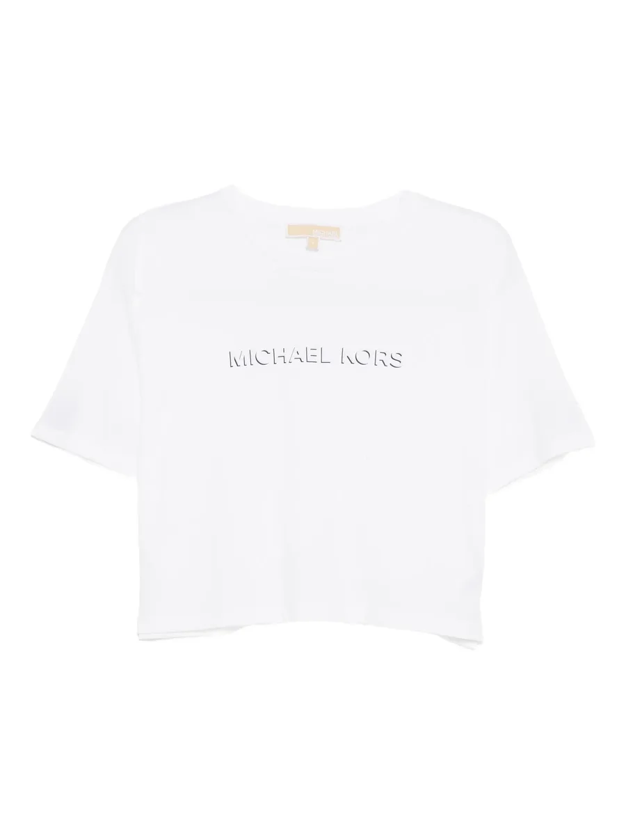 logo-embossed T-shirt 2
