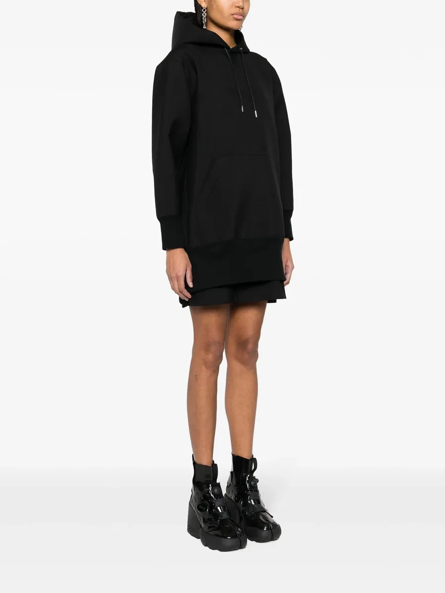 layered-design cotton sweatshirt 5