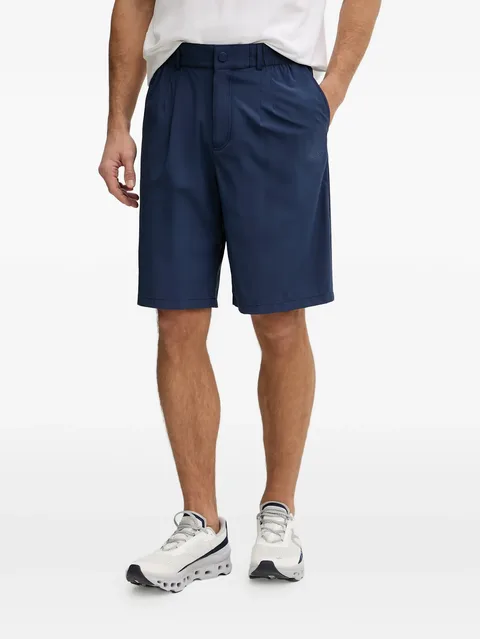 logo-print tailored shorts