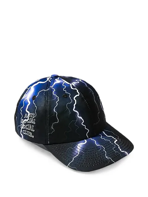 Hydroplane lightning-print baseball cap