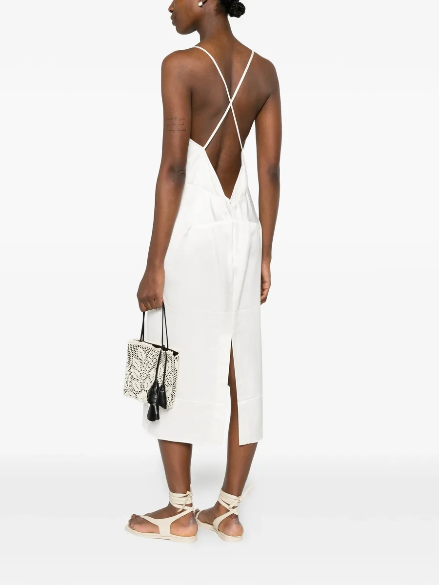 V-neck midi dress 4