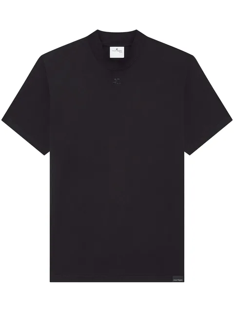 Volcano logo-appliqué cotton T-shirt