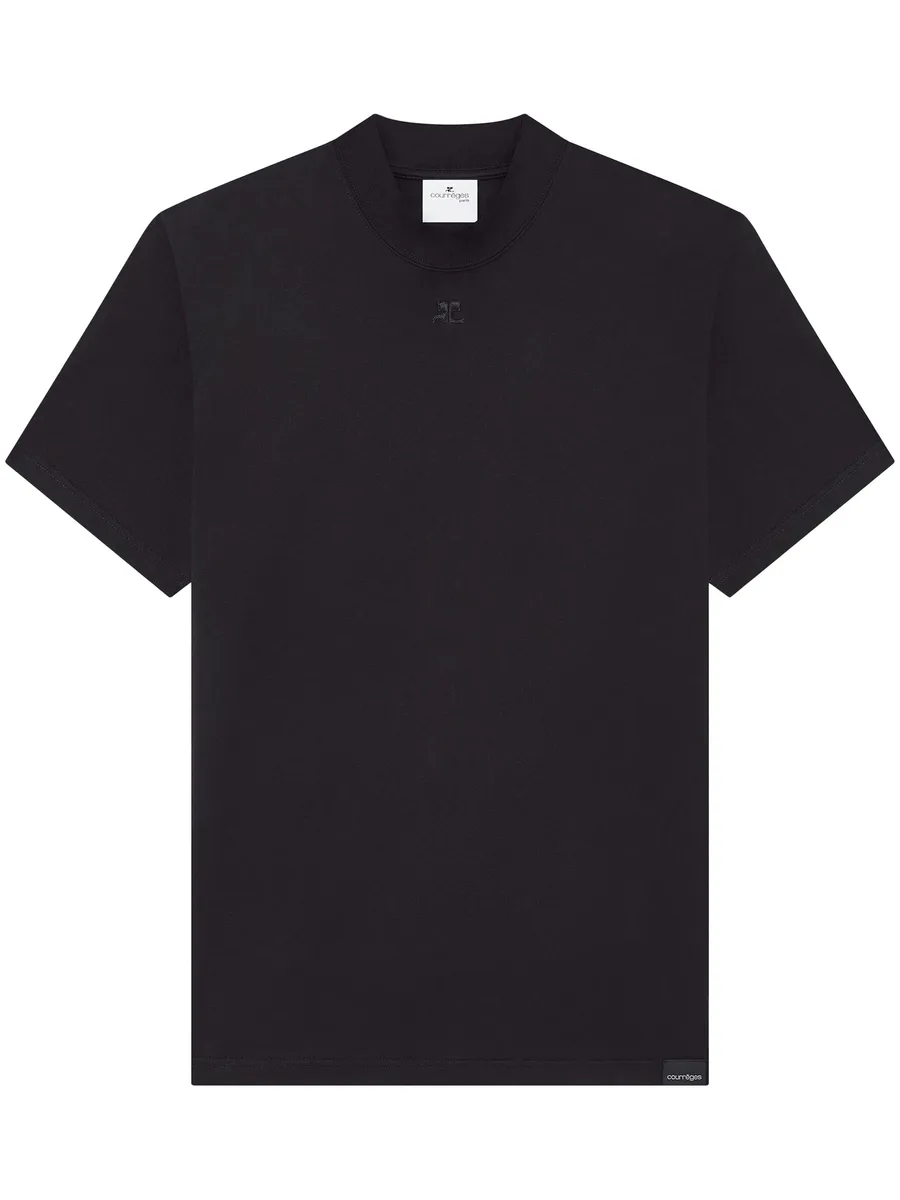 Volcano logo-appliqué cotton T-shirt 2