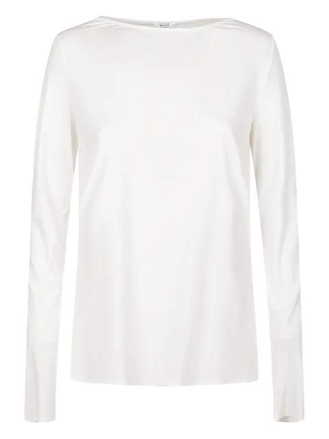 boat neck T-shirt