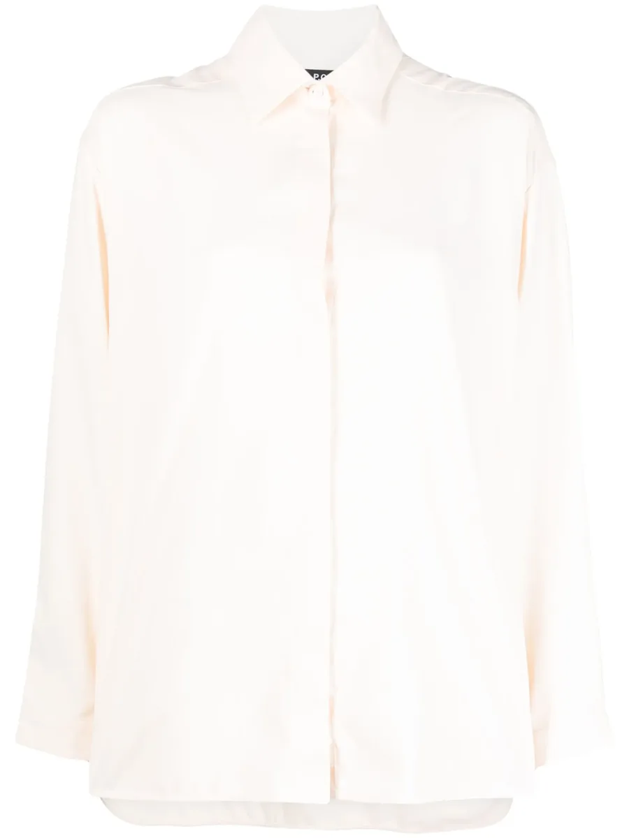 button-up silk shirt 2