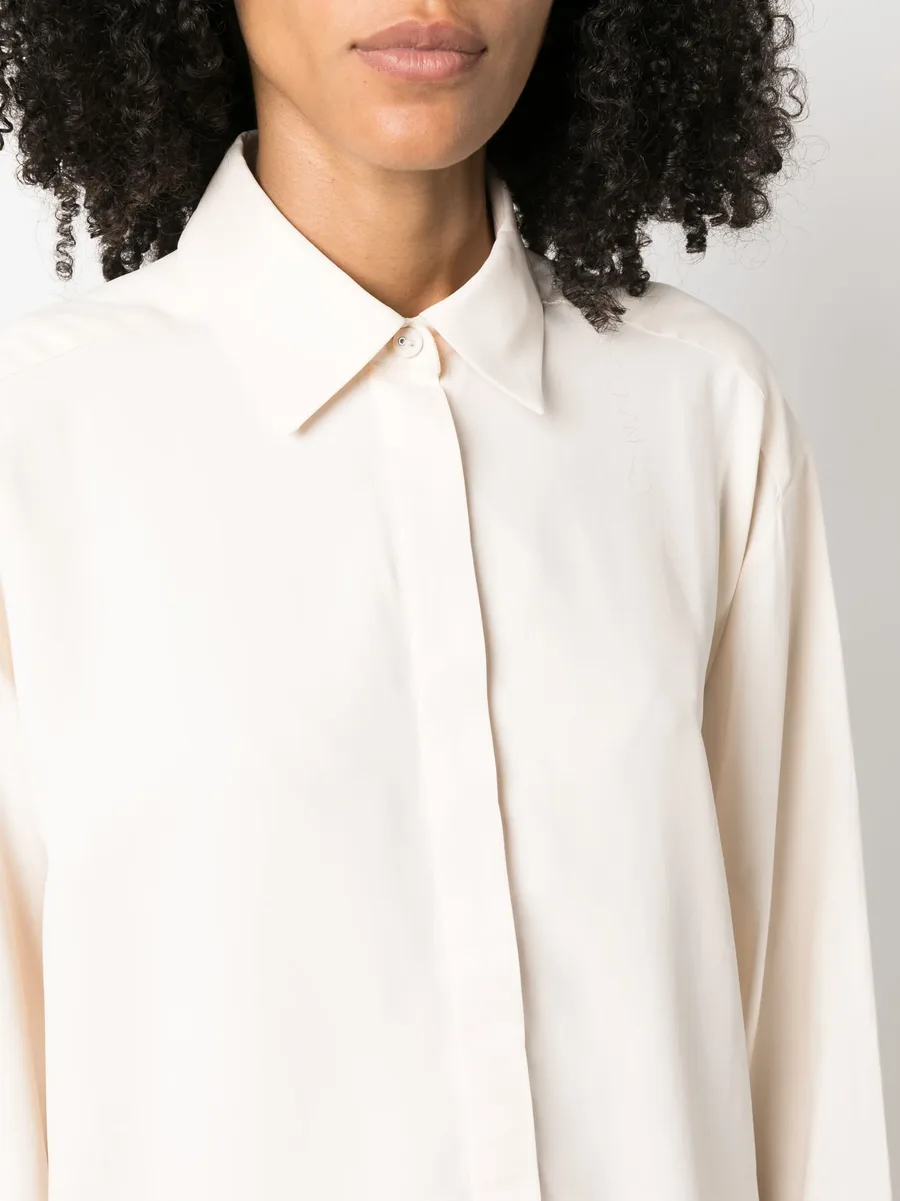 button-up silk shirt 9