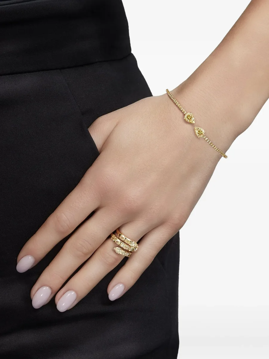 кольцо Twist из желтого золота с бриллиантом 4