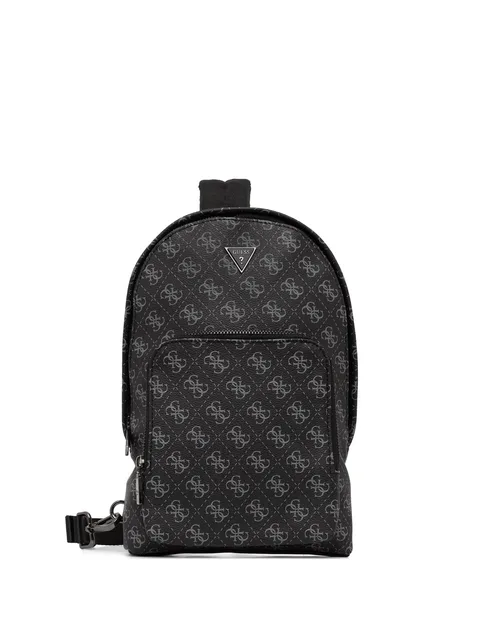 logo-print backpack