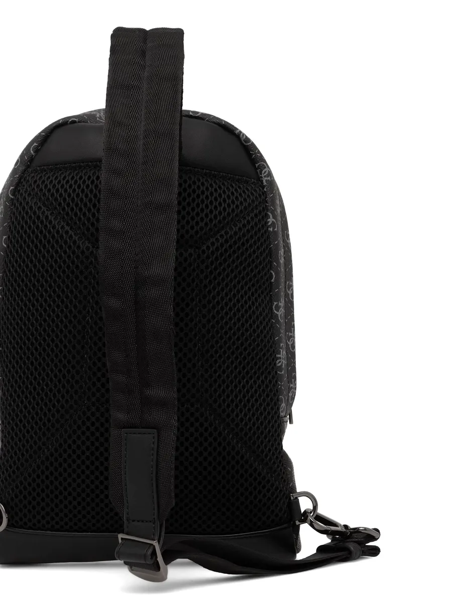 logo-print backpack 5