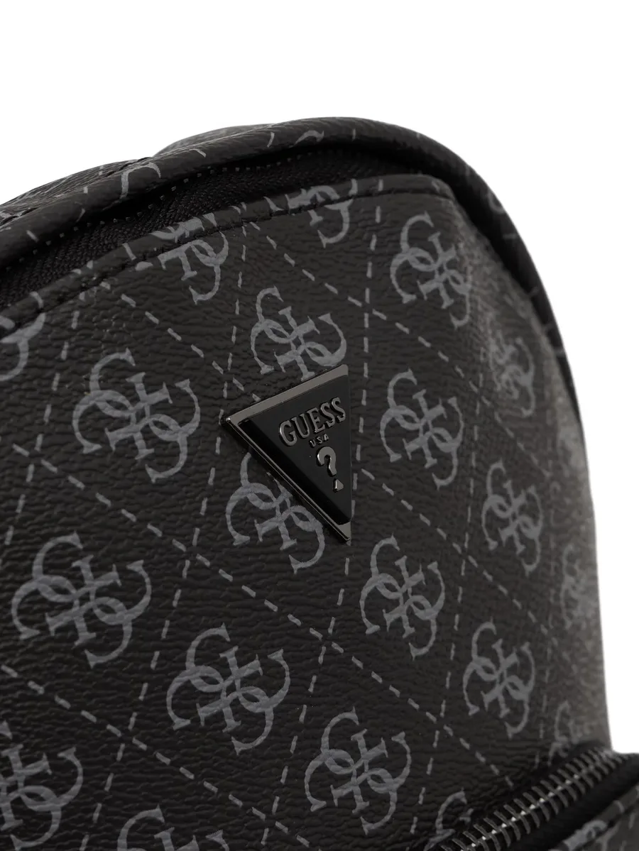 logo-print backpack 8