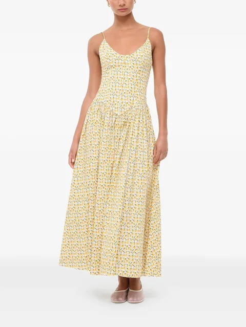 Dena floral-print midi dress