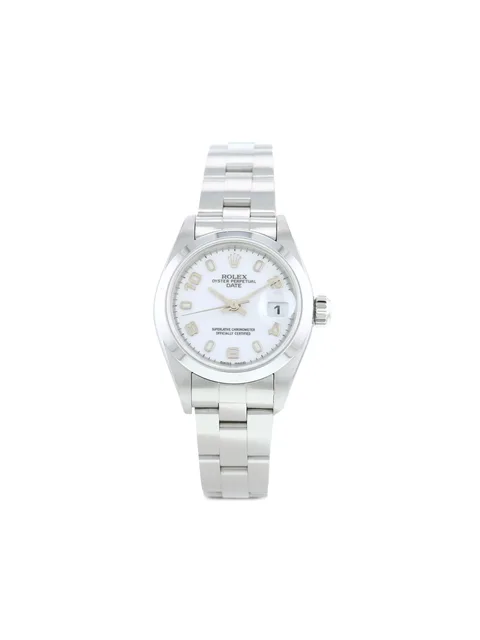наручные часы Lady Oyster Perpetual Date pre-owned 26 мм (1999 год)