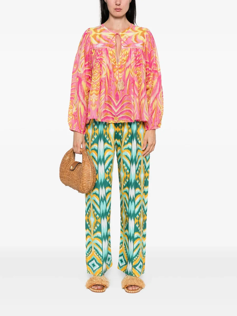 топ Pineapple Tapestry с узором 3