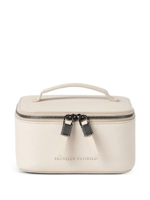 шкатулка для украшений из зернистой кожи