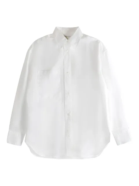 Leto patch-pocket long-sleeve shirt