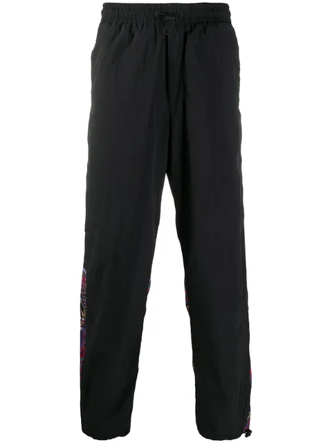 logo print track pants