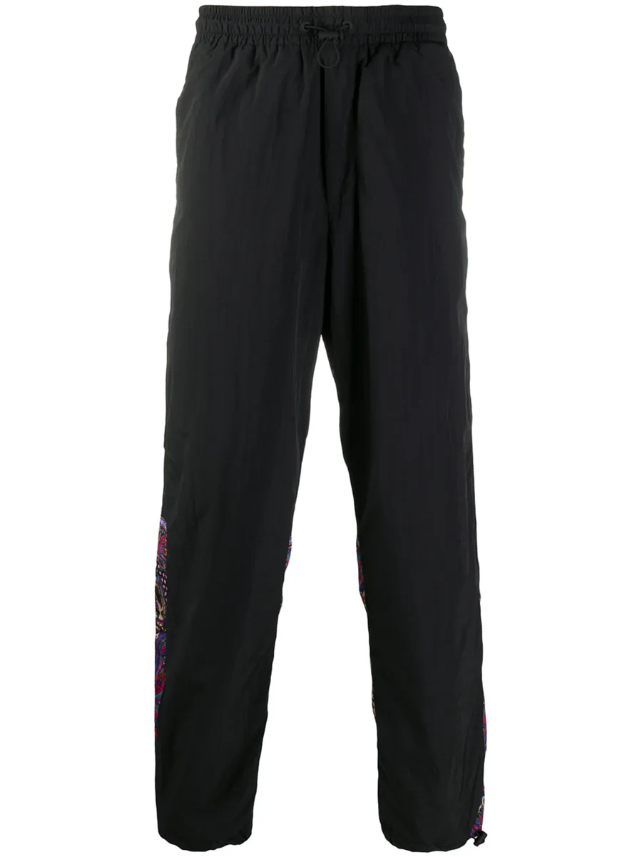logo print track pants 1