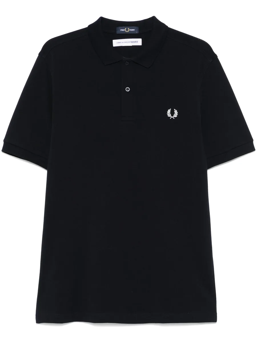 рубашка поло с надписью из коллаборации с Fred Perry 1