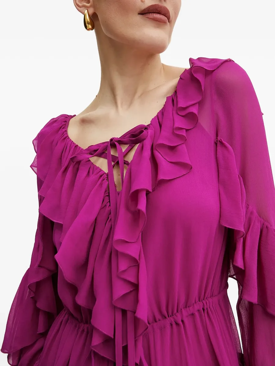 ruffled tiered maxi dress 9