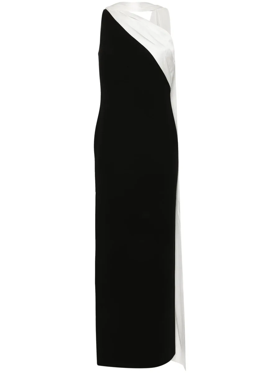one-shoulder cady maxi dress 1