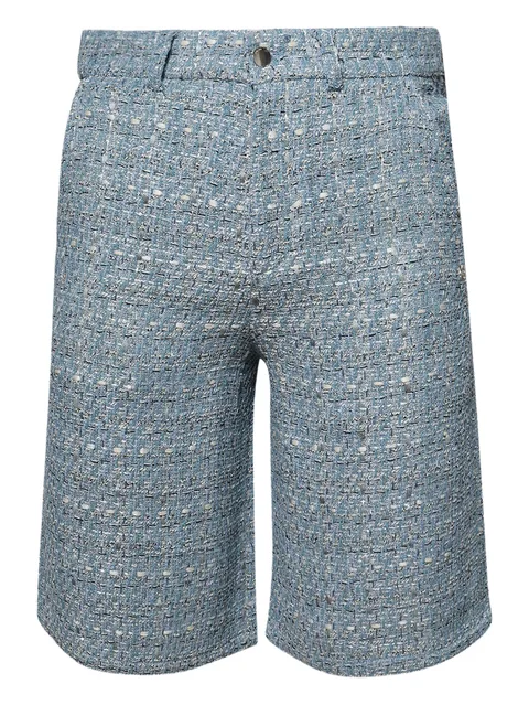 Boucle side-pockets shorts