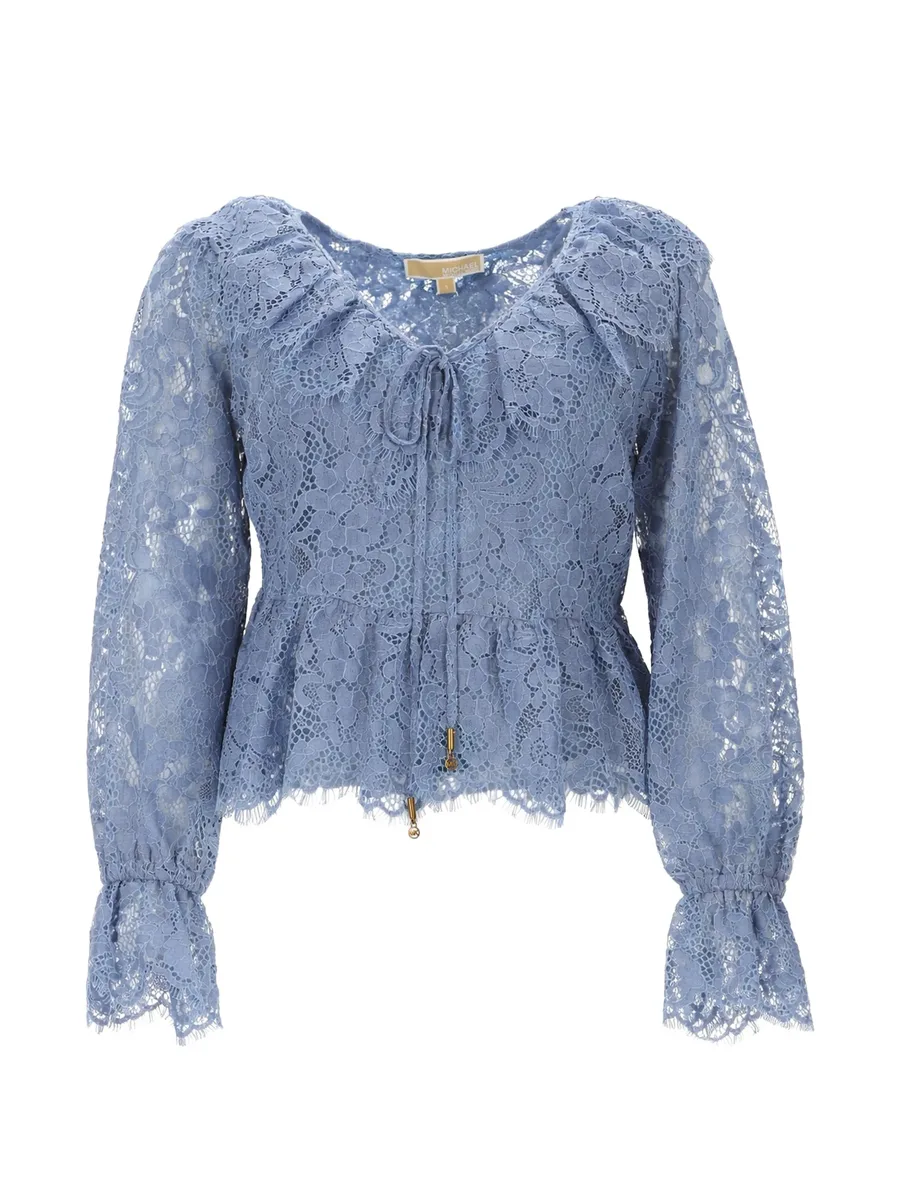 lace ruffled top 2