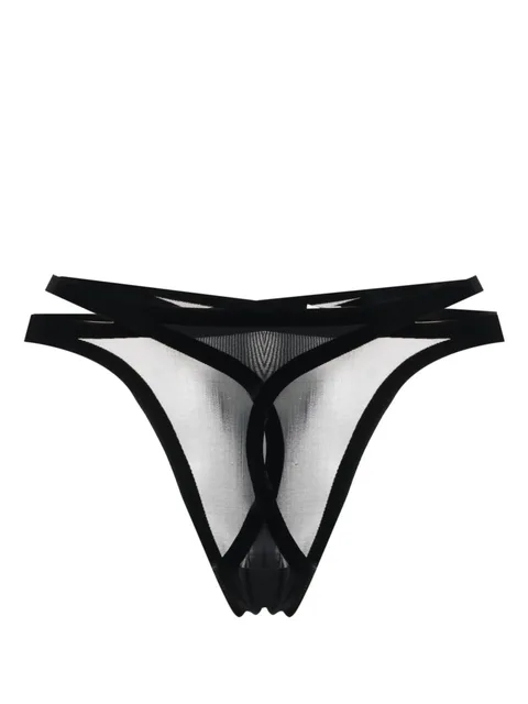 трусы-стринги Flock Shaping из коллаборации с Mugler