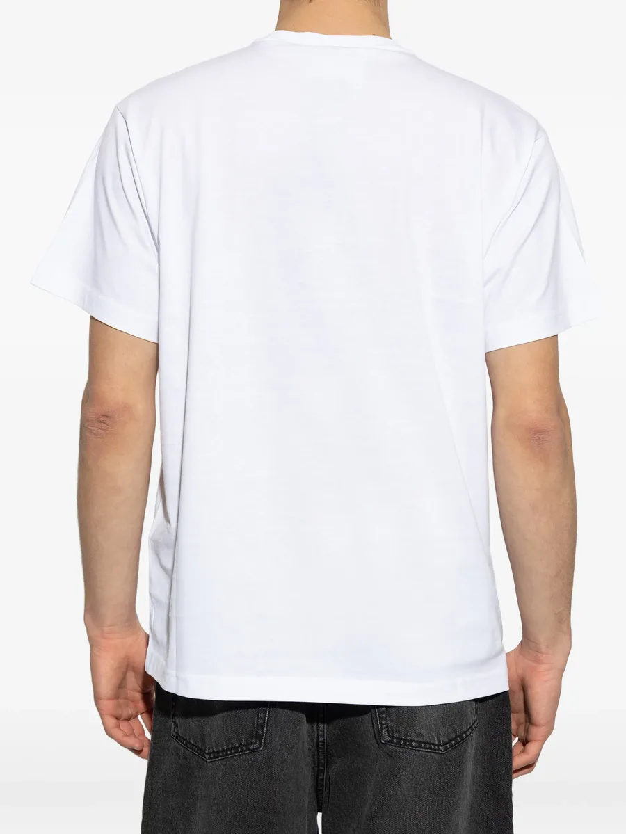 print crew neck T-shirt 7