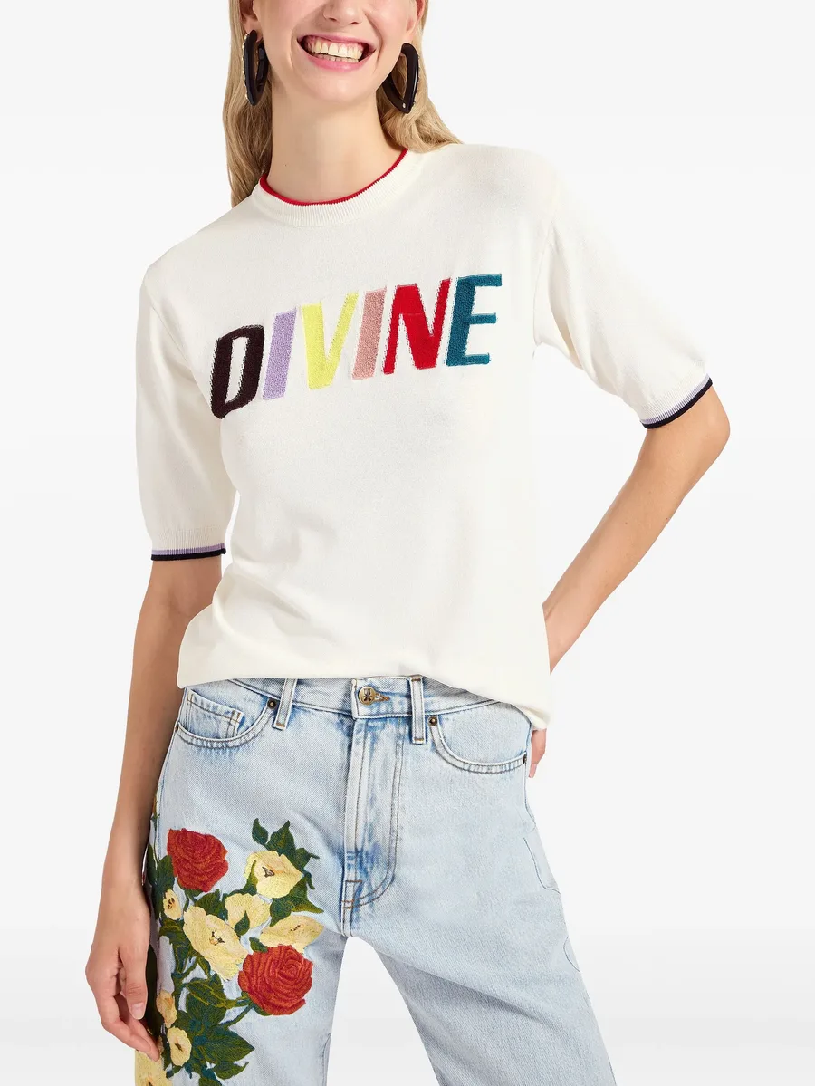 футболка Divine с вышивкой 4