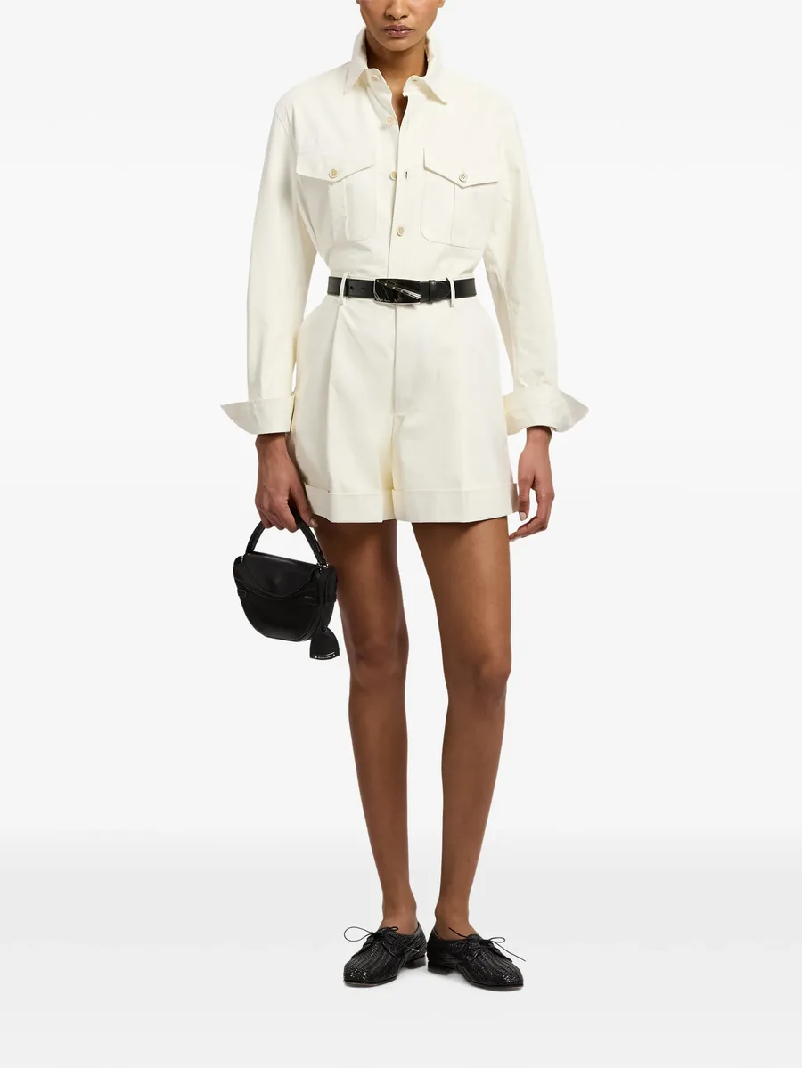 Hannes lambskin shorts 3
