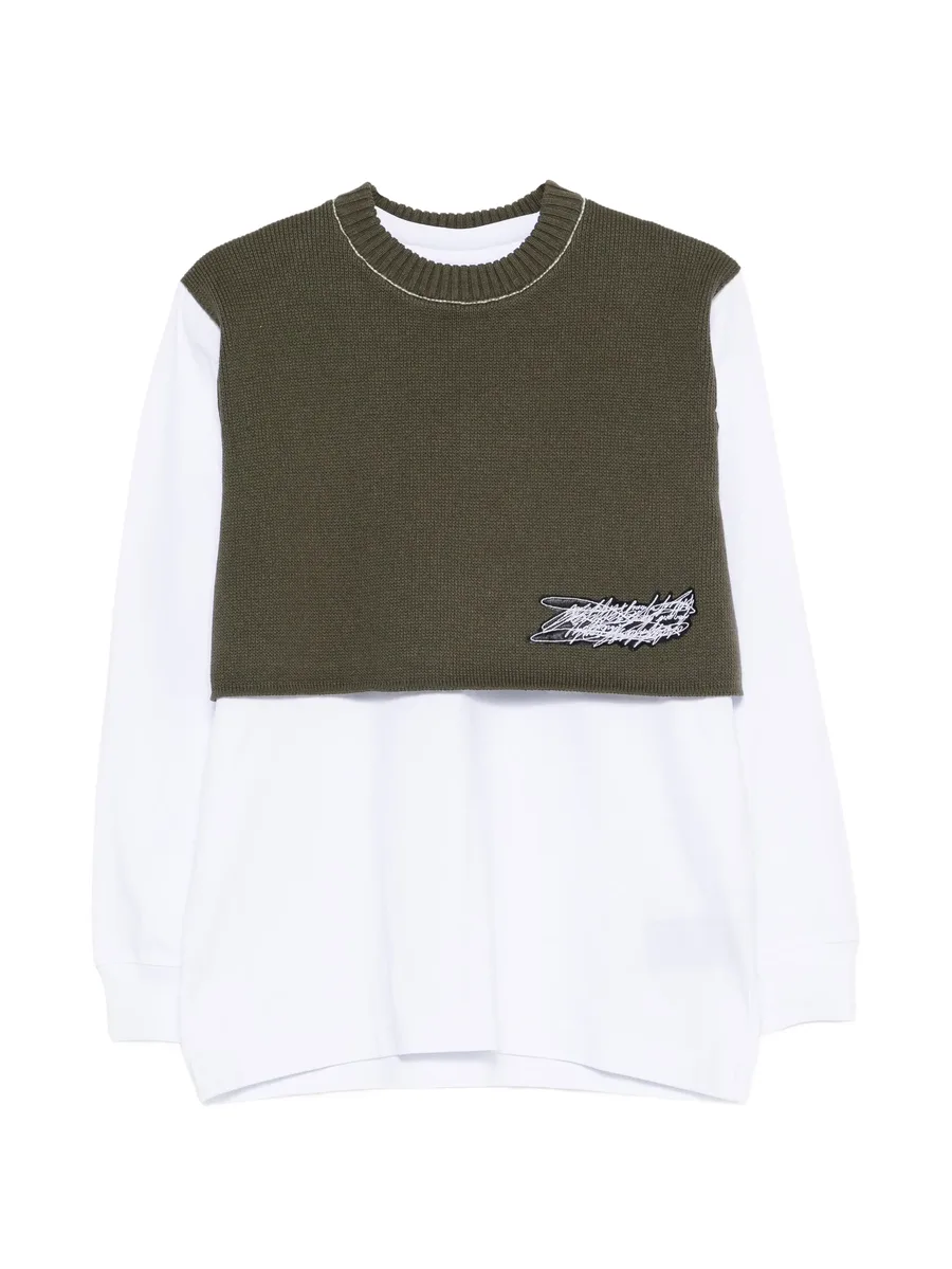 logo-patch knitwear 2