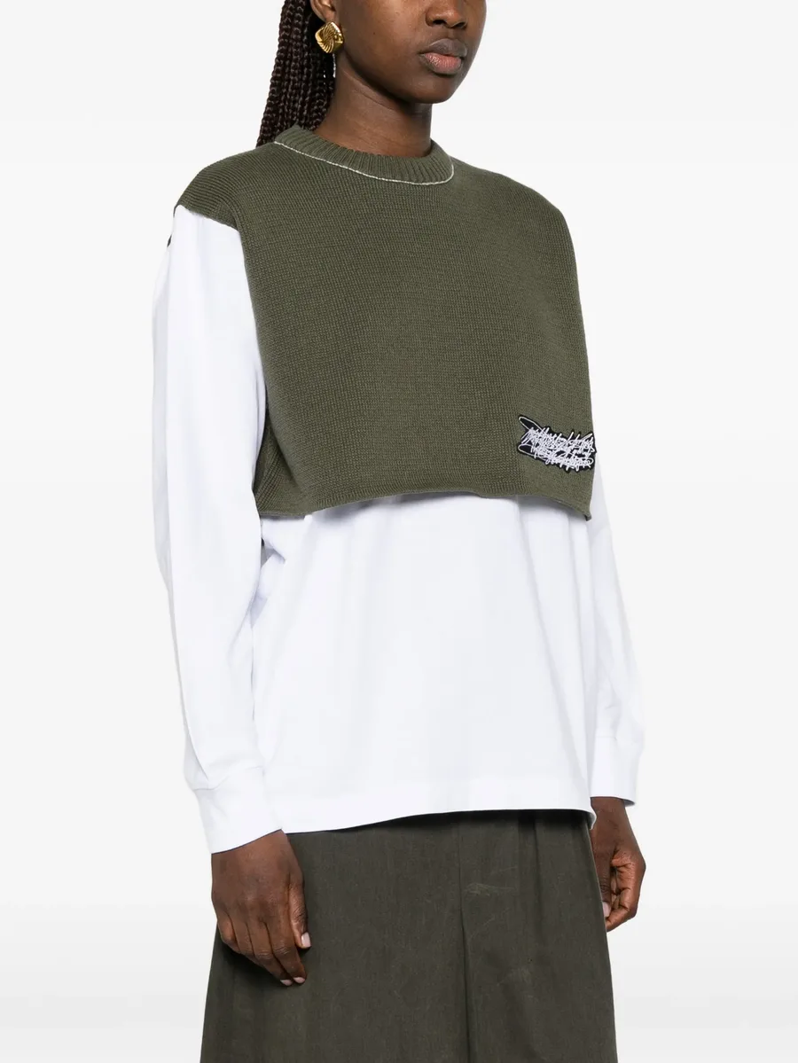 logo-patch knitwear 6