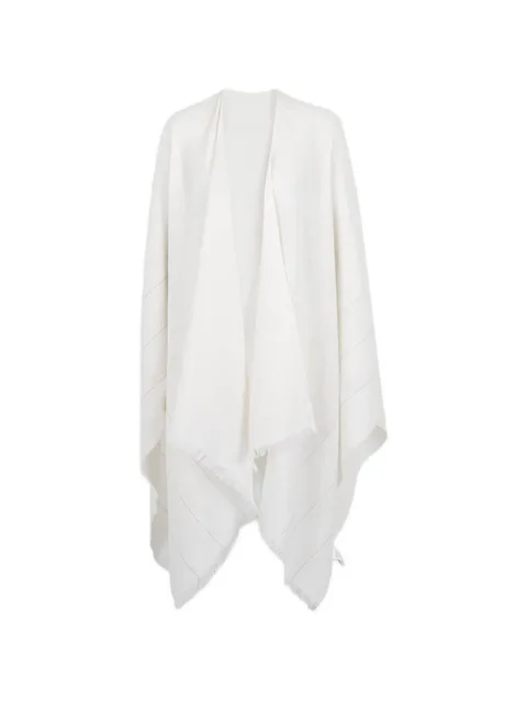 frayed striped coat
