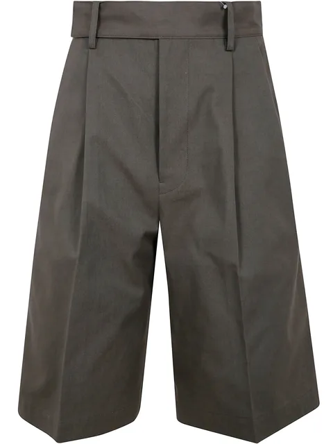 pleated shorts