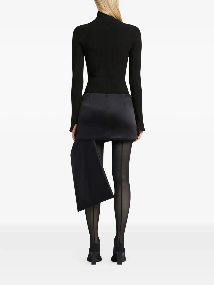 ribbed mock-neck bodysuit 7