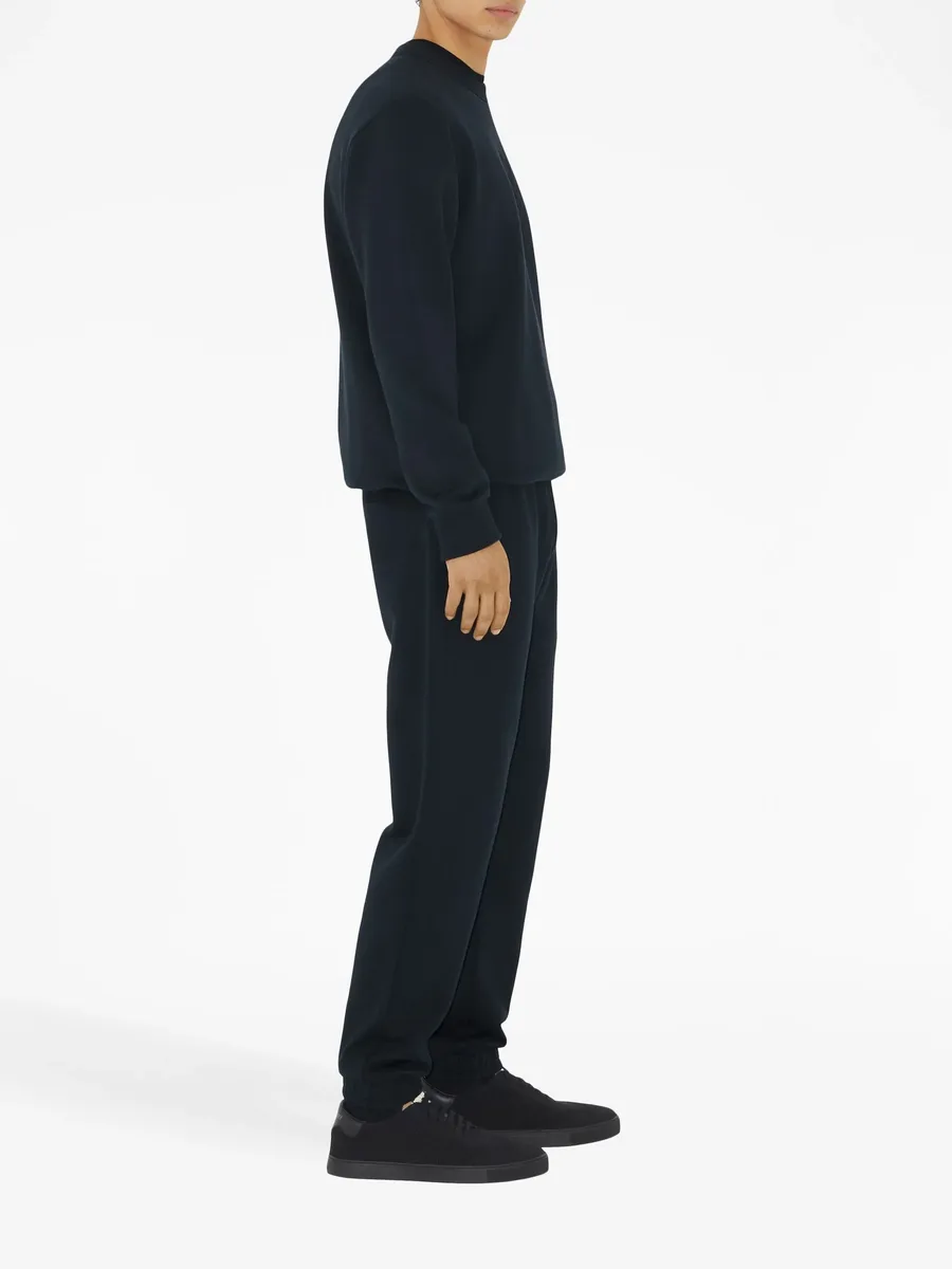 EKD-embroidered cotton track pants 5