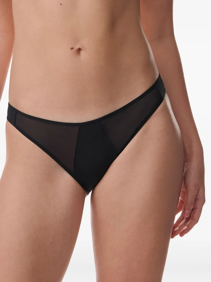 sheer-panelled briefs 9