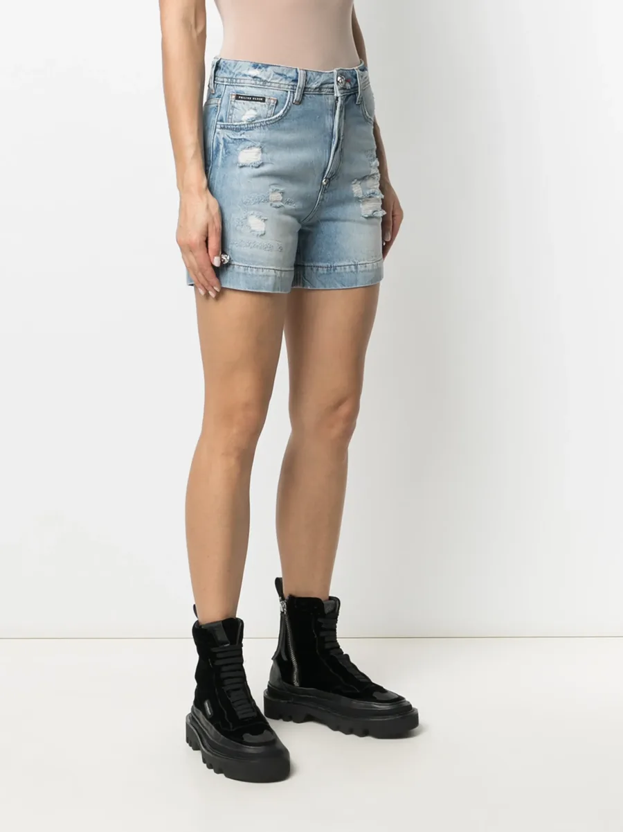 Iconic Pins denim shorts 5