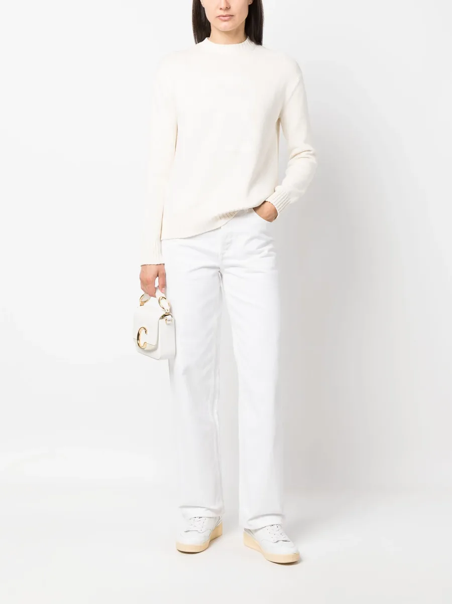 logo-embellished long-sleeve jumper 3