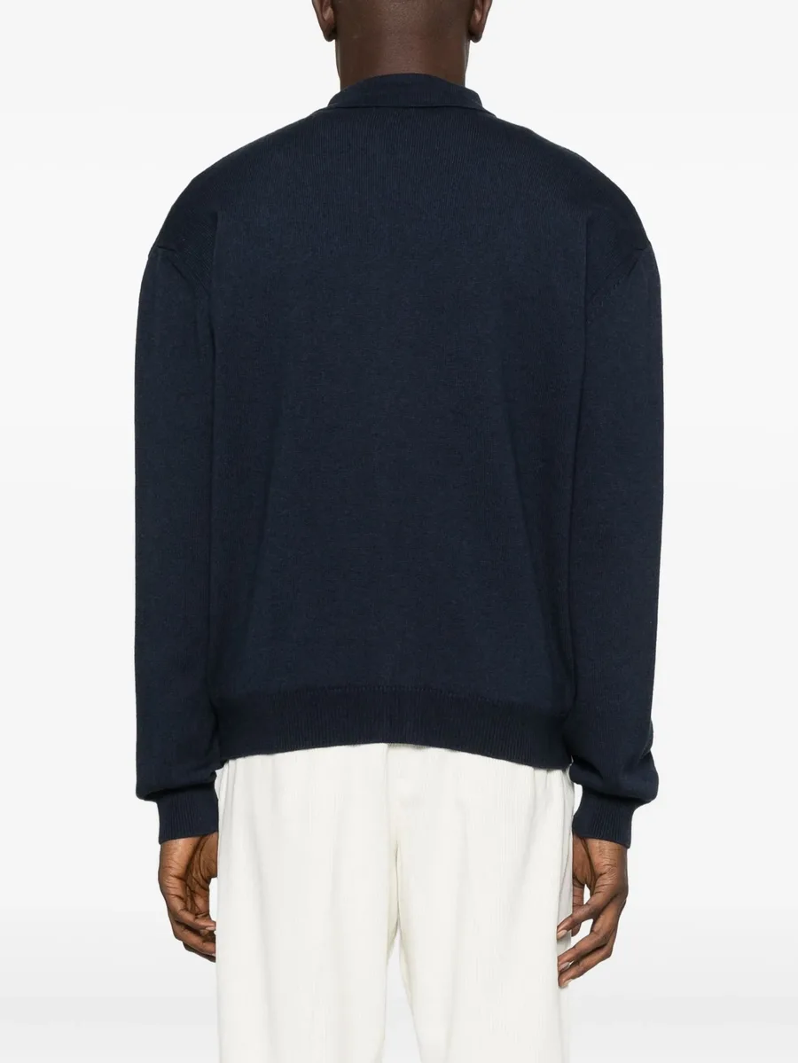 v-neck zip-front cardigan 8