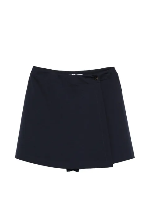 wrap-design shorts