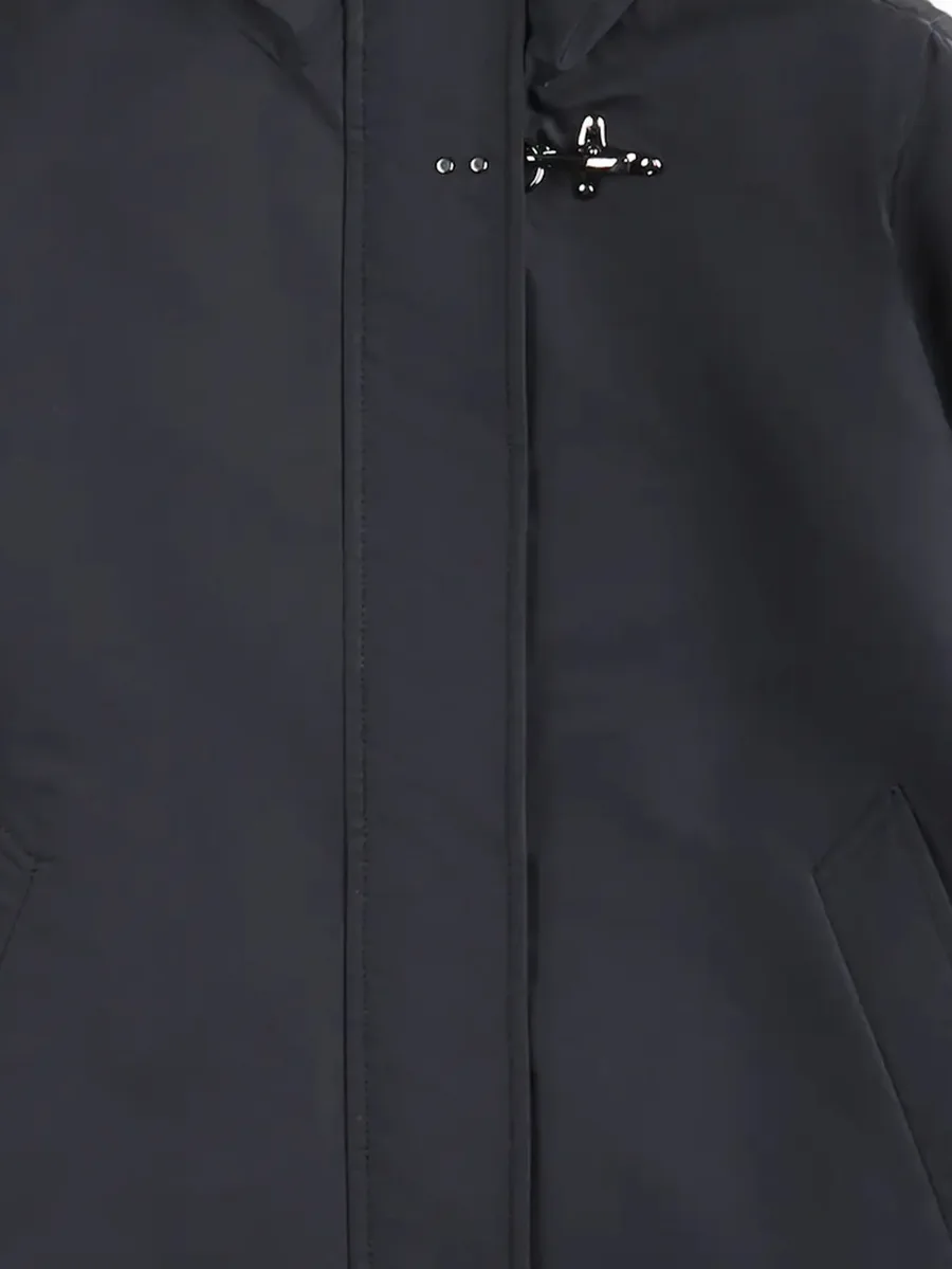poplin hooded parka coat 4