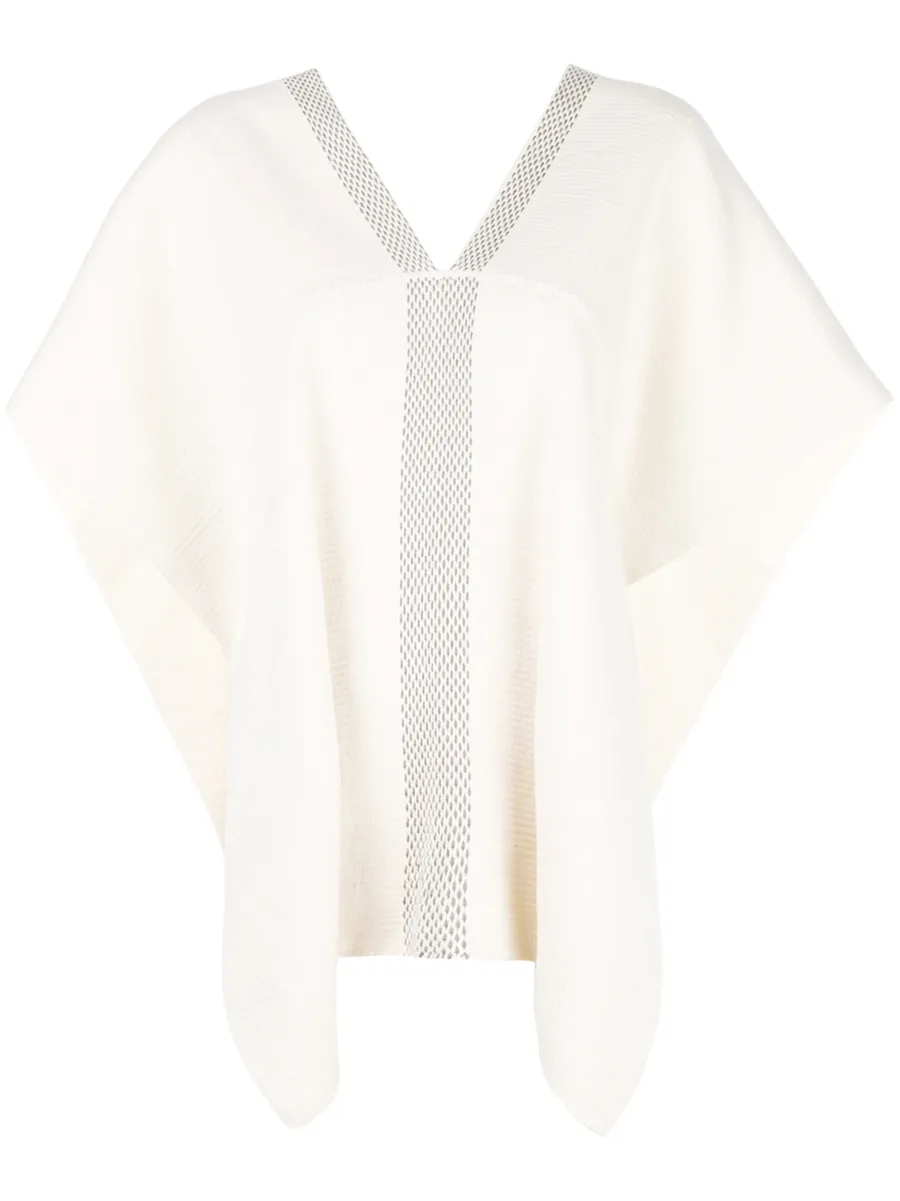 short-sleeve flared sweater 2
