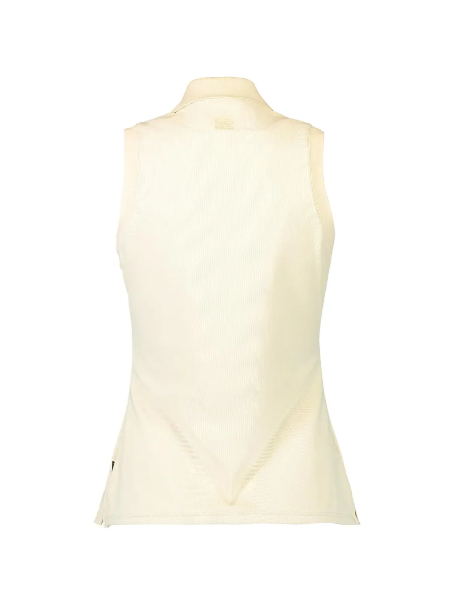 V-neck sleeveless polo top 9