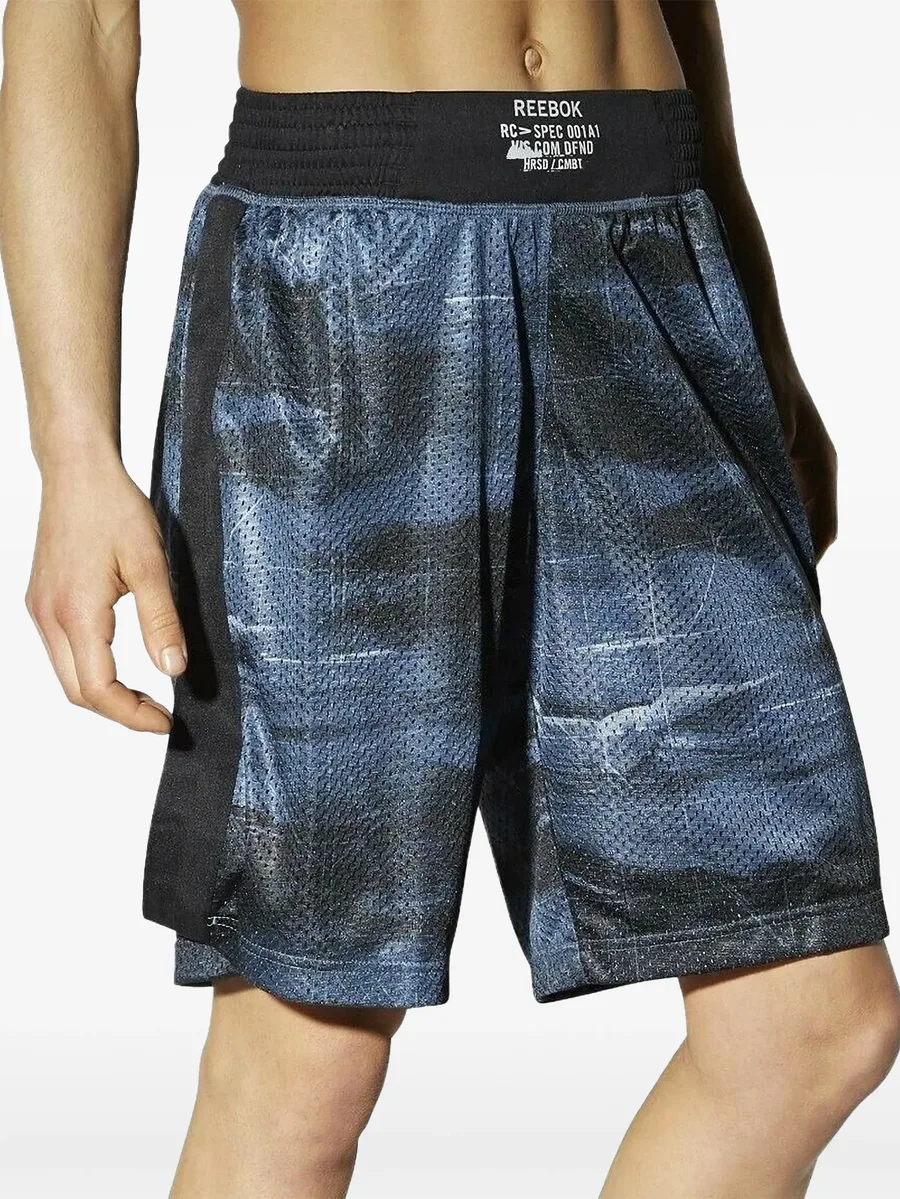 elastic-waistband shorts 2