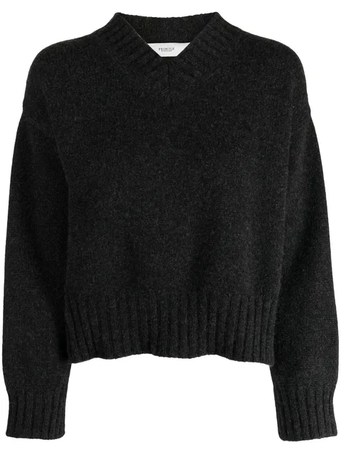 V-neck cashmere jumper