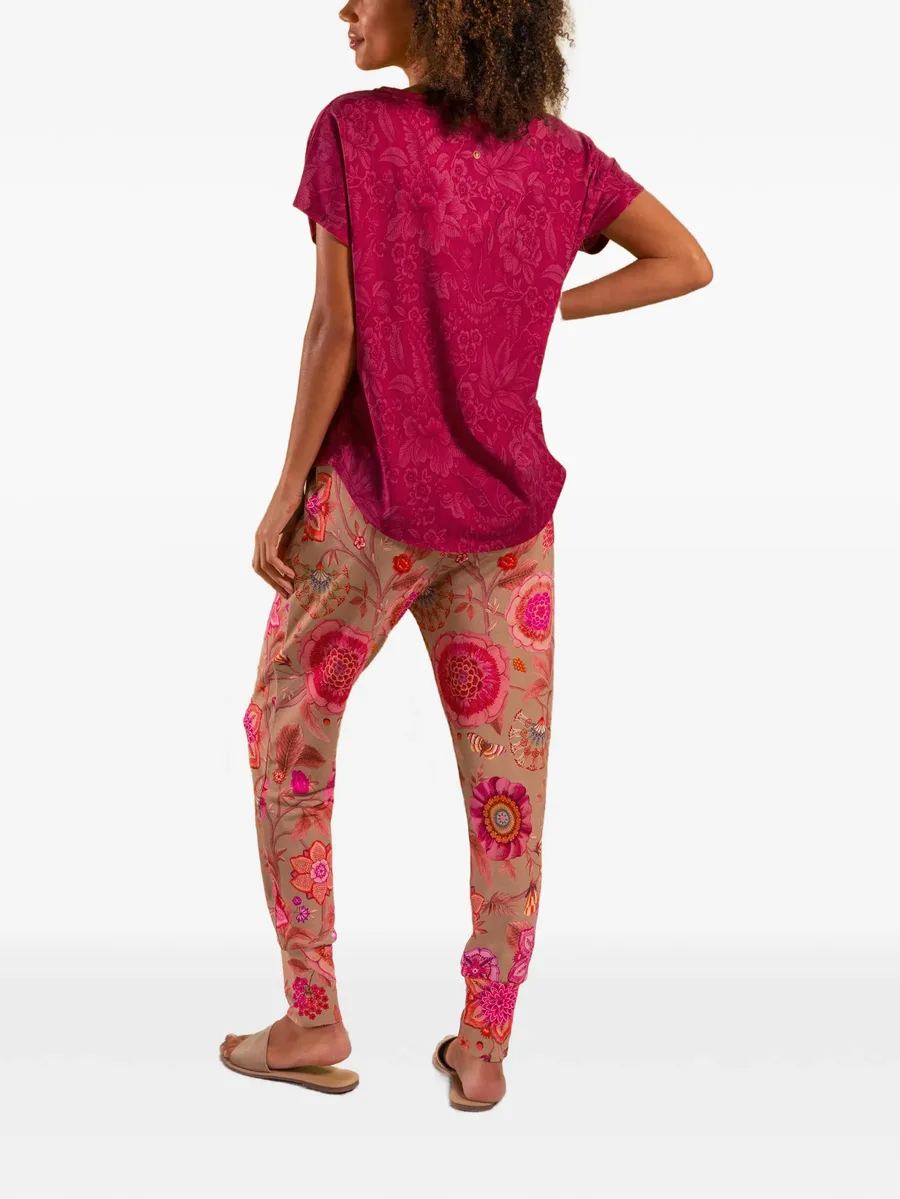 floral-print drawstring loungewear 5